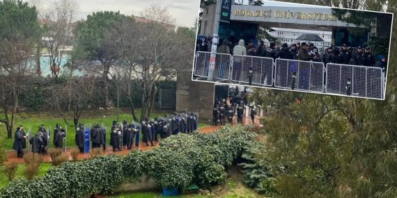Boğaziçi Üniversitesi’nde Erdoğan Ziyareti Öncesi Abluka: Kampüs Kapatıldı, Öğrenciler Dışarı Çıkarıldı