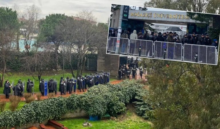 Boğaziçi Üniversitesi’nde Erdoğan Ziyareti Öncesi Abluka: Kampüs Kapatıldı, Öğrenciler Dışarı Çıkarıldı