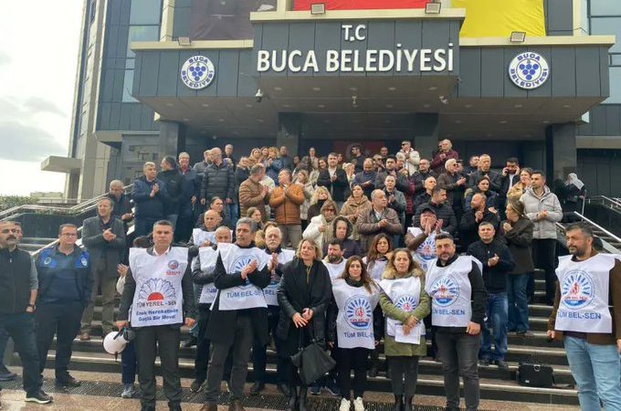 Buca Belediyesi’nde Emekçilerin Alacakları 7 Aydır Ödenmiyor: Bugün Yeniden Eylem Yapıldı