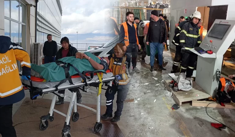 İşçilerin Üzerine Mermer Blok Düştü: 5 İşçi Kırık ve Yaralanmayla Hastaneye Kaldırıldı