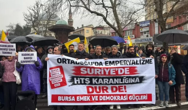 Bursa’da Emek ve Demokrasi Güçleri’nin Kobane Dayanışma Eylemine Saldırı