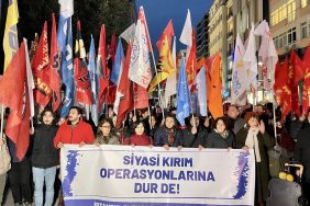 ESP'ye Yönelik Operasyon ve Gözaltılar Protesto Edildi 4 ist.emek