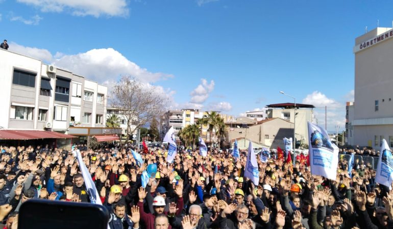 Polyak Madencilik İşçilerinden 16 Kilometrelik Yürüyüş