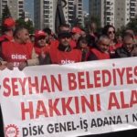 seyhan belediyesi işçileri