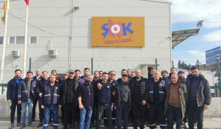 ŞOK Marketler Trabzon Deposunda İş Bırakma Eylemi