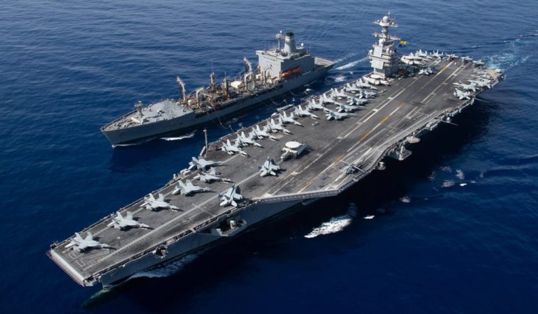 İran: ‘USS Abraham Lincoln’ü Dört Balistik Füze ile Vurduk’