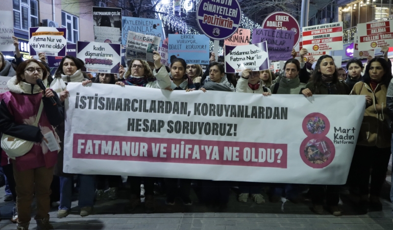 Zeytinburnu’nda Kadınlardan İsyan: ‘Fatmanur ve Hifa’ya Ne Oldu?’