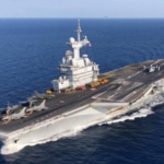French_aircraft_carrier_Charles_de_Gaulle_(R91)_underway_on_24_April_2019_(190424-M-BP588-1005)