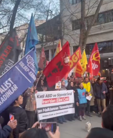 Ankara Emek ve Demokrasi Güçleri’nden ABD-İsrail Protestosu 5 ank