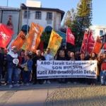 Antalya’da Emek ve Demokrasi Güçleri, ABD-İsrail'in İran’a Saldırılarını Protesto Etti 33 antalya-savas-aciklama