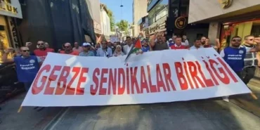 Gebze Sendikalar Birliği: 'Emperyalist Savaşlara Dur Demek İşçi Sınıfının Boynunun Borcudur' 1 gebze sendikalar birliği