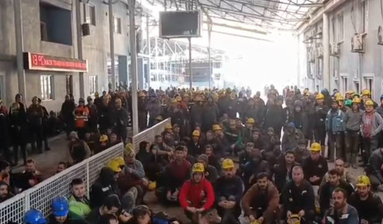 Soma İmbat Madencilik’te Eylem Sonlandı: Enflasyon Zammı Sözüyle Üretim Başladı