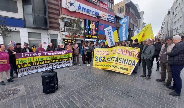 KESK, KHK İhraçlarına Karşı Direnişi 362. Haftada Sürdürdü