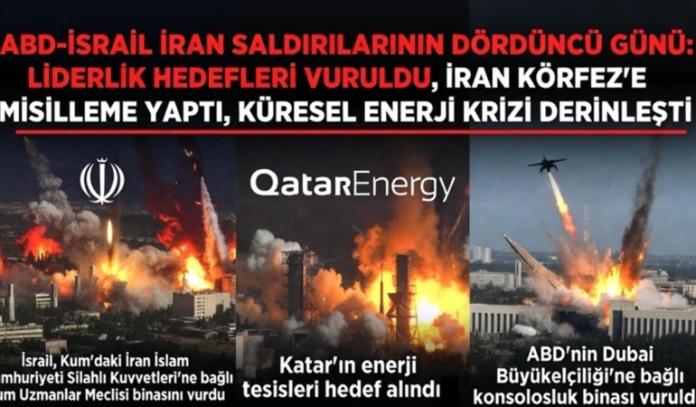 ABD/İsrail’in İran Saldırılarında 4. Gün: Liderlik Hedefleri Vuruldu, İran Körfez’e Misilleme Yaptı, Küresel Enerji Krizi Derinleşti