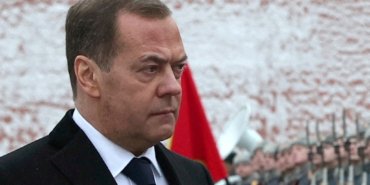 FILE PHOTO: Russia's Deputy head of the Security Council Medvedev marks Army Day