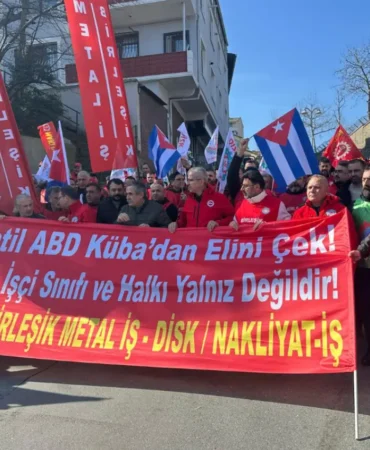 Sendikalar Küba Ambargosu ve İran Saldırılarını Protesto Etti 5 nak-iş