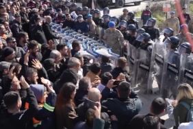 Polyak'ta İşçilere Jandarma Barikatı, Tazyikli Su, Biber Gazı ve Gözaltı 5 polyak