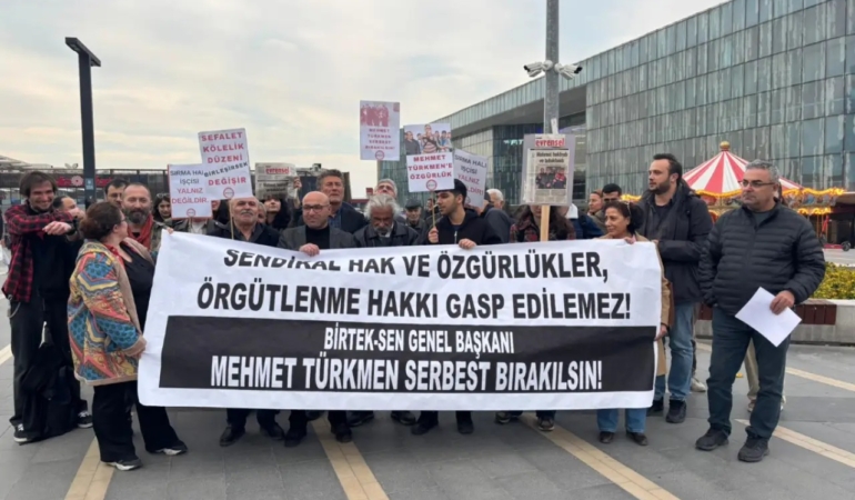 Birçok Kentte Sendikacı Mehmet Türkmen İçin Destek Eylemleri