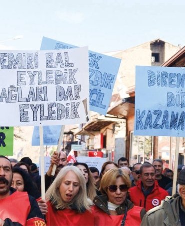 Divriği'li Madencilerin Haksız İşten Çıkarmalara Karşı Direnişi Sürüyor 2 dev maden sen