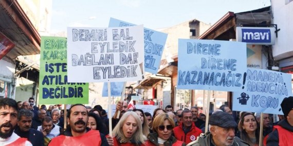 Divriği’li Madencilerin Haksız İşten Çıkarmalara Karşı Direnişi Sürüyor