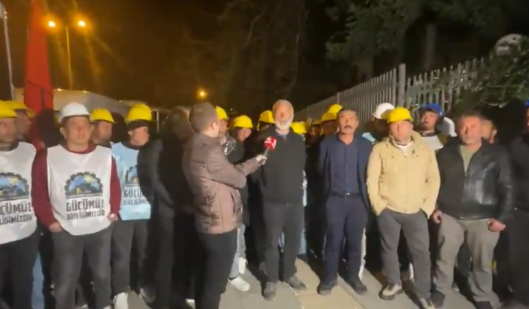 Madencilere Enerji Bakanlığı Önünde: Açlık Grevi Kararı
