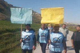 Doruk Madencilik İşçilerinin Ankara Yürüyüşü Sürüyor 5 doruk madencilik işçileri yü