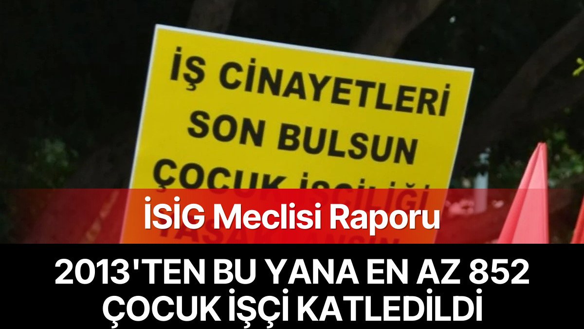 2013’ten Bu Yana En Az 852 Çocuk İşçi Katledildi