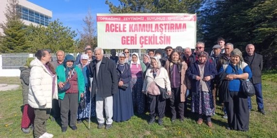 İkizköy Halkı, Akbelen’deki Acele Kamulaştırma Kararına Karşı AYM Önünde Eylem Yaptı