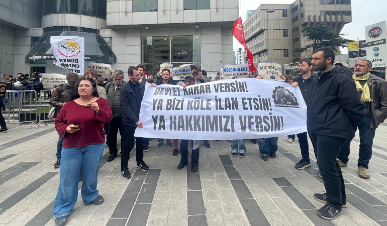 İstanbul’dan Madencilere Destek: ‘Bizi Açlıkla Korkutamazsınız!’