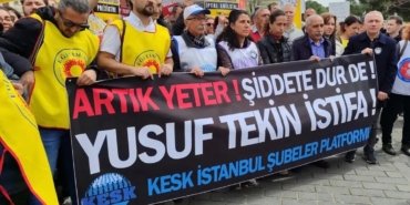 Okullardaki Şiddet Dalgasına Tepki: Yusuf Tekin'in İstifası İstendi 1 istanbul-eylem