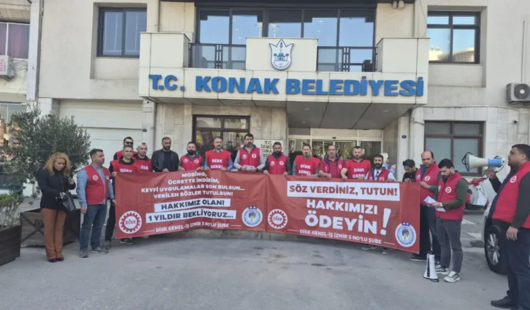 Konak Belediyesi İşçileri: Alın Terimizin Karşılığını İstiyoruz!
