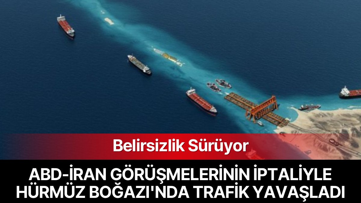 ABD-İran Görüşmelerinin İptaliyle Hürmüz Boğazı’nda Tanker Trafiği Yavaşladı