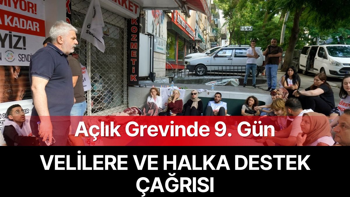 Öğretmenlerin Açlık Grevi 9. Gününde Sürüyor: Veliler ve Halka Dayanışma Çağrısı