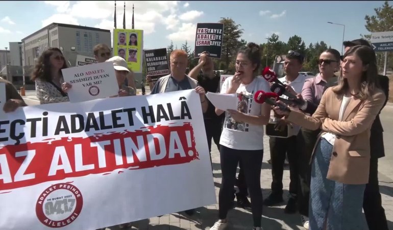 Adalet Peşinde Aileleri Platformu’ndan Yargıtay Önünde Açıklama