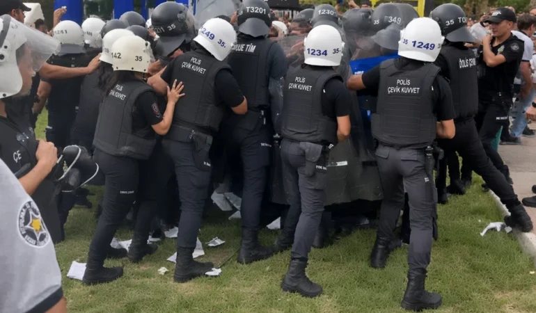 ege uni-polis saldırısı