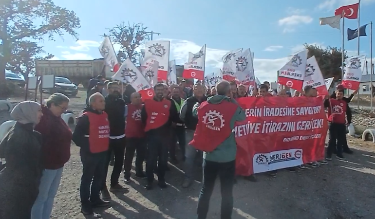 Biotrend İşçileri Yetki İtirazının Geri Çekilmesi Talebiyle Yeniden Eylemde