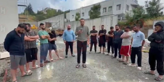 Sakarya Emniyet Şantiyesinde Maaşları Ödenmeyen İşçiler Hak Mücadelesini Sürdürüyor