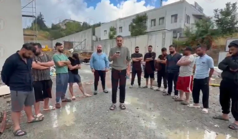 Sakarya Emniyet Şantiyesinde Maaşları Ödenmeyen İşçiler Hak Mücadelesini Sürdürüyor