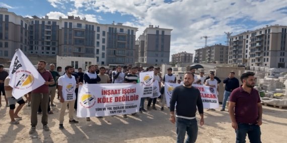 Arnavutköy Sazlıbosna’da İnşaat İşçilerinden Eylem: Hakkımızı İstiyoruz
