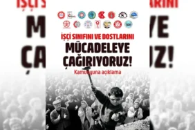 DİSK’e Bağlı 16 Sendikadan Ortak Mücadele Çağrısı: “İşçi Sınıfını ve Dostlarını Mücadeleye Çağırıyoruz” 5 DİSK ÇAĞRI