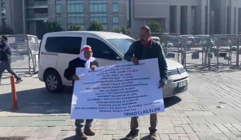 TAYAD’lı Aileler’den Çağlayan Meydanı’nda Basın Açıklaması: Ferdi Sarıkaya ve Yıldız Turan Gözaltına Alındı