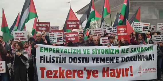 Filistin Eylem Komitesi’nden Mekke İttifakı Eylemi: “Tezkereye Hayır!”