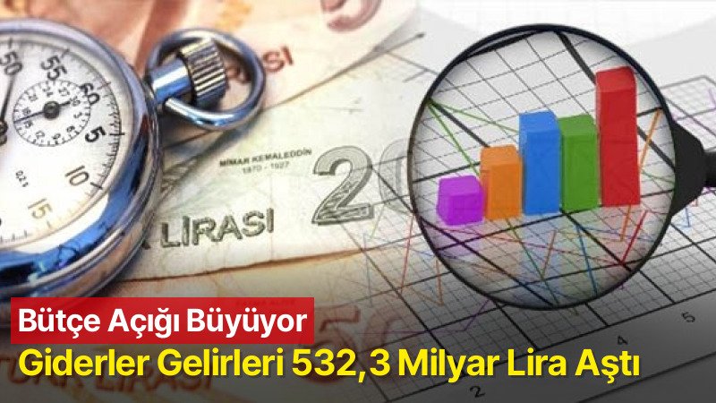 Bütçe Açığı Büyüyor: Eylülde Giderler Gelirleri 532,3 Milyar Lira Aştı