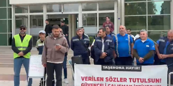 İzmir Büyükşehir Belediyesi Taşeron İşçilerinin Eylemi 45. Gününde Sürüyor
