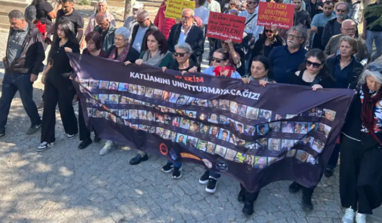 10 Ekim Katliamı’nın 11. Yılında Yaşamını Yitirenler Anıldı: ‘Adalet Mücadelemiz Sürecek’