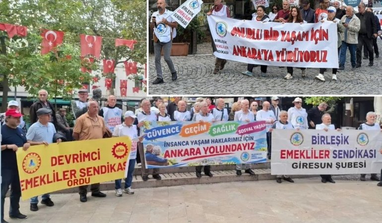 Emekliler Ankara Yolunda: İzmir ve Bulancak’tan Bütçe ve Maaş Çağrısı