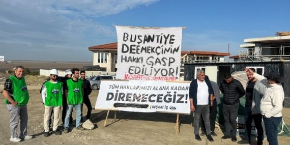 Silivri Berluna Vista Villaları Şantiyesinde Direniş 5. Gününde: İşçiler 2,5 Aylık Ücret Alacakları İçin Mücadele Ediyor